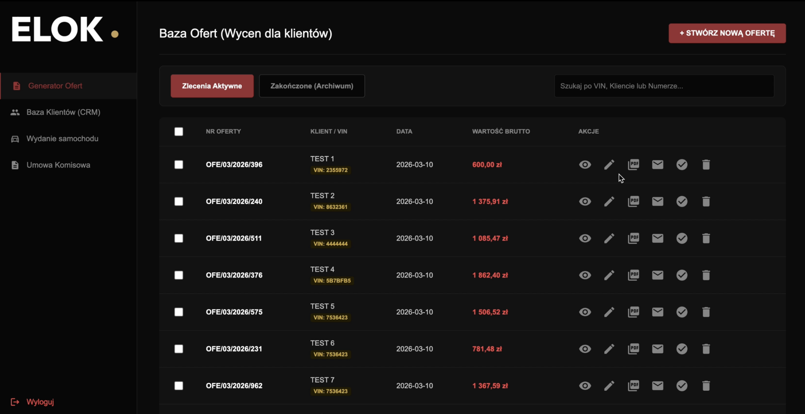 Aplikacja dla serwisu premium